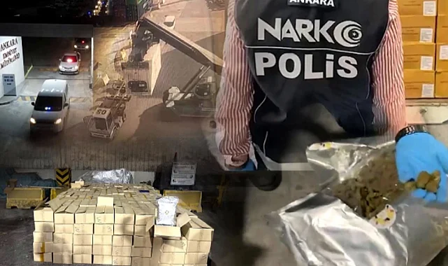 Derince Limanı'nda 1,5 tonluk skunk operasyonu: 5 gözaltı!