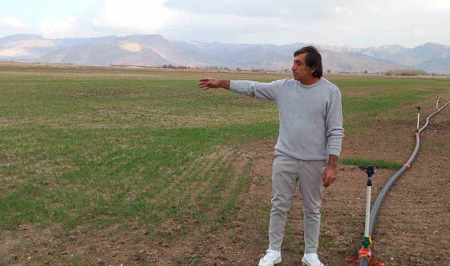 Develi'de yapılan mera ıslahı 33 çiftçi için umut oldu