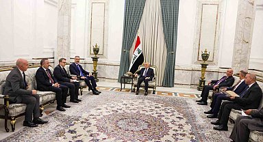 Dışişleri Bakanı Fidan, Irak Cumhurbaşkanı Reşid ile bir araya geldi