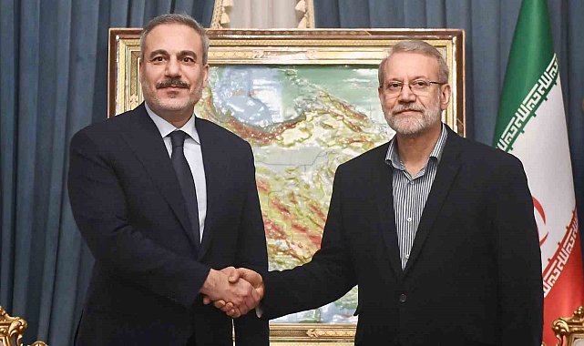 Dışişleri Bakanı Fidan, İran Ulusal Güvenlik Yüksek Konseyi Başkanı Laricani ile görüştü