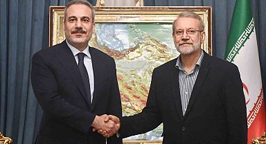 Dışişleri Bakanı Fidan, İran Ulusal Güvenlik Yüksek Konseyi Başkanı Laricani ile görüştü