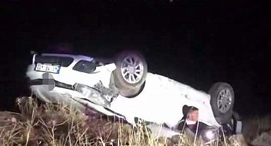 Diyarbakır'da araç takla attı: 1 yaralı