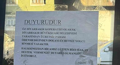 Diyarbakır'da özel halk otobüslerinden ücretsiz yolcu krizi