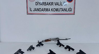 Diyarbakır'da ruhsatsız silah operasyonu