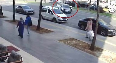Diyarbakır'da trafik kazası güvenlik kameralarına yansıdı