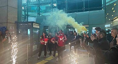 Dünya şampiyonu Taekwondo Milli Takımı Ankara'da