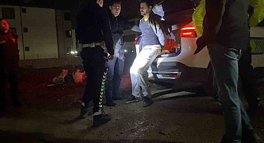 Dur ihtarına uymadı, inşaat alanında yakalandı