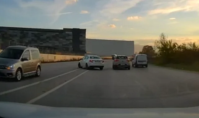 Düzce'de kural tanımazlar zor anlar yaşattı!