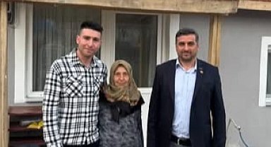 Edirne Uzunköprü'de dayanışma örneği! Besmiye teyze yeni evine kavuştu