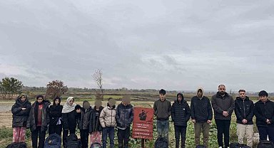 Edirne'de 29 düzensiz göçmen yakalandı
