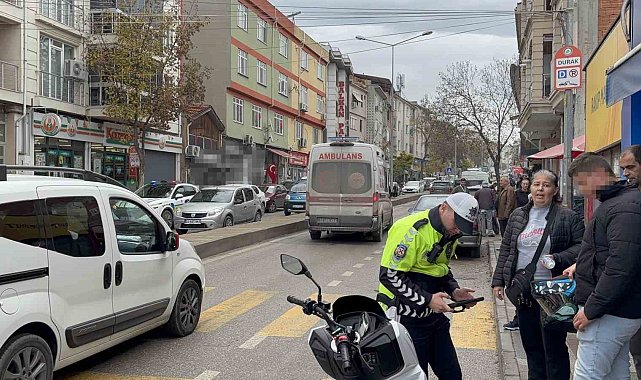 Edirne'de motosiklet devrildi, sürücü yaralandı