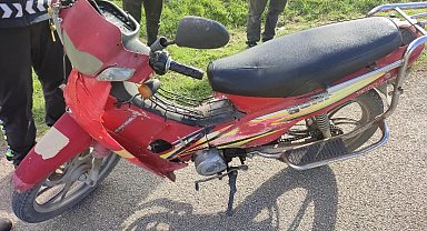 Edirne'de plakasız motosiklet denetime takıldı: 47 bin lira ceza