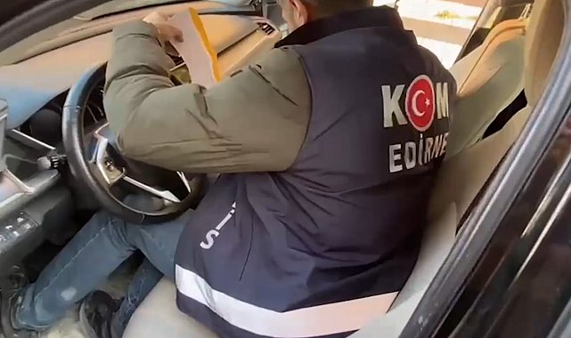 Edirne'de tefecilik operasyonunda 1 tutuklama