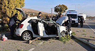 Elazığ'da ki feci kazada anne ve oğlu öldü