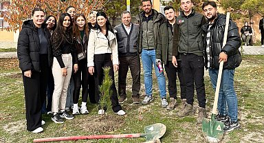 Emet MYO'da fidan dikim etkinliği