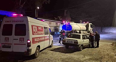 Emet'te araç yangını büyümeden söndürüldü