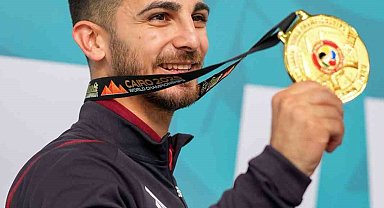 Eray Şamdan, Dünya Karate Şampiyonası'nda altın madalya kazandı