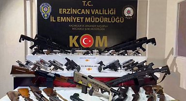 Erzincan merkezli 35 ilde silah ticareti operasyonu: 9 tutuklama