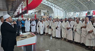 Erzincan'dan 193 umreci dualarla uğurlandı