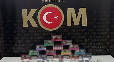 Erzurum'da kaçak sigara operasyonu