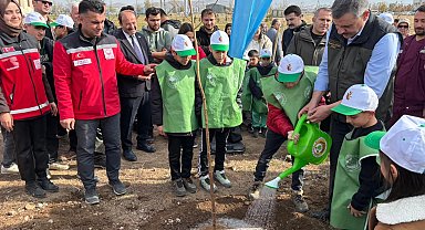 Erzurum'da 'Aile Hatıra Ormanı' kuruldu