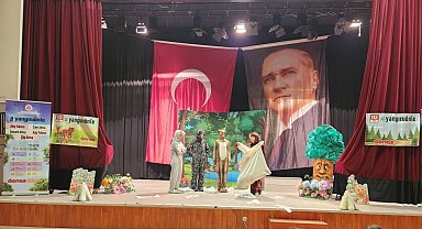 Eskişehirli çocuklardan anlamlı tiyatro gösterisi