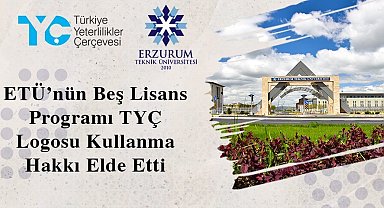 ETÜ'nün beş lisans programı TYÇ logosu kullanma hakkı elde etti