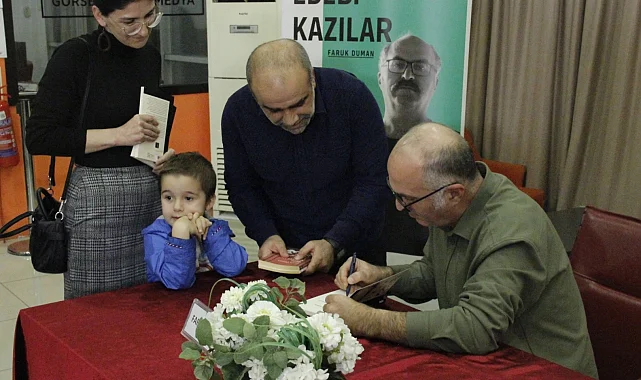 Faruk Duman Nilüfer'de "Edebi Kazılar"a konuk oldu