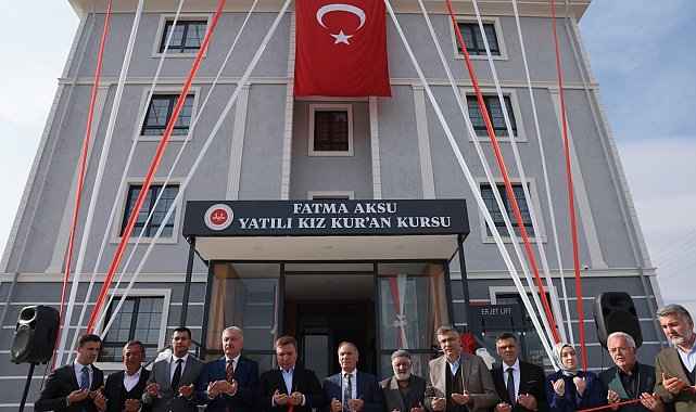 Fatma Aksu Yatılı Kız Kur'an Kursu açıldı