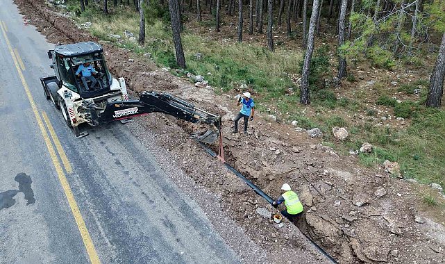 Fethiye'nin Kayaköy ve Karakeçililer Mahallesinin su sorunu çözülüyor