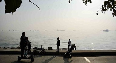 Fotoğraflarla İstanbul'da sis