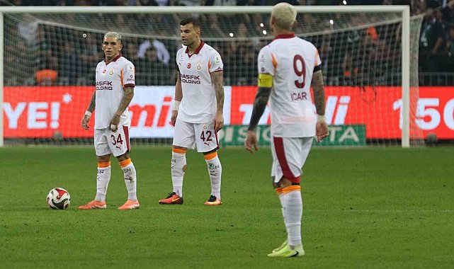 Galatasaray, Süper Lig'de 19 maç sonra mağlup oldu