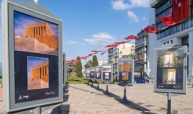 Gazeteci Korcan Karar'ın "Anıtkabir" sergisi İzmir'de açıldı