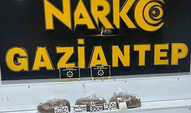 Gaziantep'te uyuşturucu operasyonu: 3 gözaltı