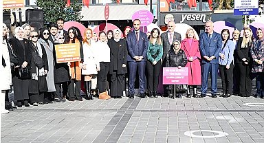 Gaziosmanpaşa, kadına şiddete karşı tek yürek oldu