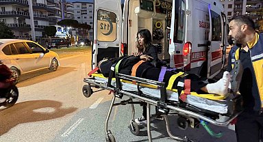 Gazipaşa'da otomobil ile motosiklet çarpıştı: 1 yaralı