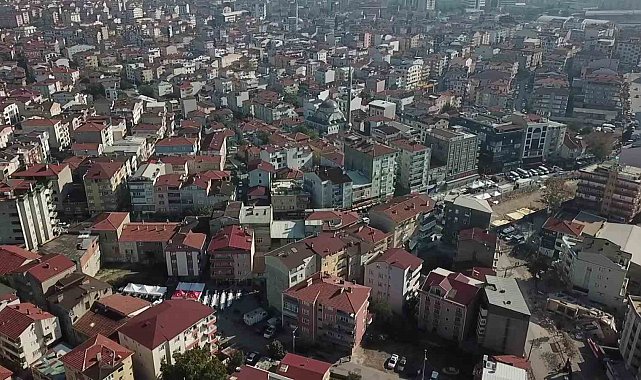 Gebzelilerin diken üstünde olduğu riskli bölge havadan görüntülendi