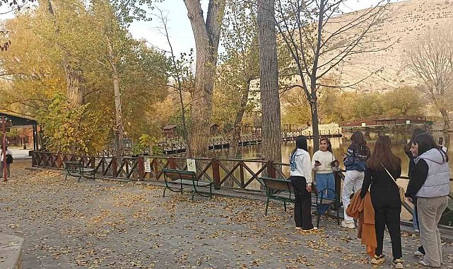 Gökpınar gölü öğrencileri ağırladı