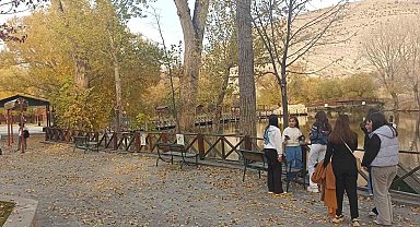 Gökpınar gölü öğrencileri ağırladı