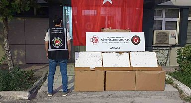 Gümrükler muhafaza ekipleri, değeri 274 milyon TL'yi aşan makaron ve makaron üretim malzemesi ele geçirdi