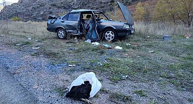 Gümüşhane'de iki araç çarpıştı: 4 yaralı