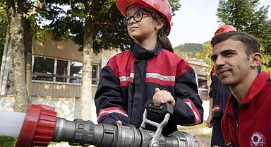 Gümüşhane'de itfaiyecilik eğitimi temelden başlıyor