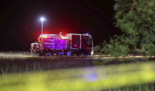 Gürcistan'da TSK'ya ait kargo uçağının düştüğü bölgede çalışmalar devam ediyor