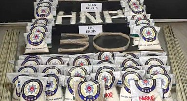 Hakkari'de 87 kilo 500 gram uyuşturucu ele geçirildi