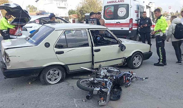 Hatalı sollama kaza getirdi: 2 yaralı