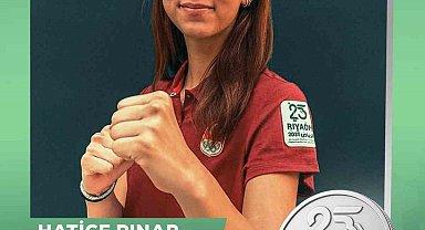 Hatice Pınar Yiğitalp'ten gümüş madalya
