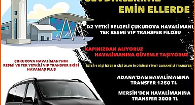Havalimanına VİP transfer HAVAMAŞ'ta