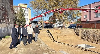 Havran'da Kur'an kursu ve müftülük hizmet binası çalışmaları incelendi