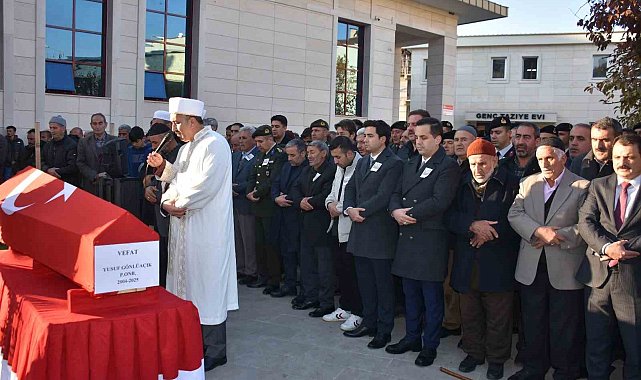 Hayatını kaybeden Piyade Er Gönlüaçık, son yolculuğuna uğurlandı