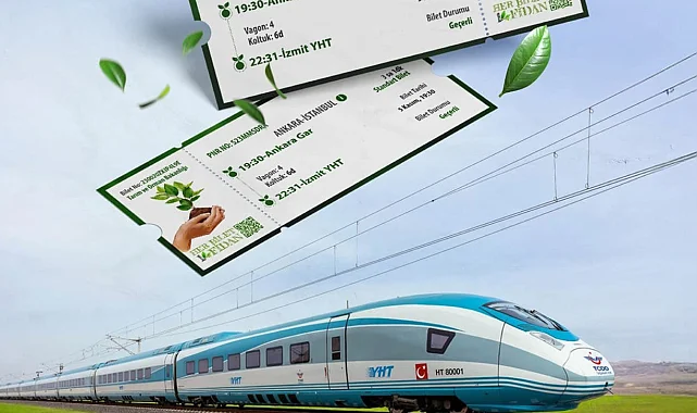 "Her Bilet Bir Fidan" kampanyası başladı... YHT yolcuları 13 milyon fidanın dikimine katılacak